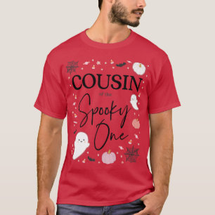 Camiseta Primo de la espeluznante rosa de primer cumpleaños