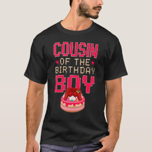 Camiseta Primo de la familia del niño cumpleaños Gamepad