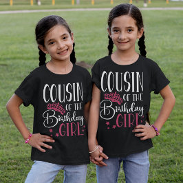 Camiseta Primo de la familia del Personalizado del Chica de