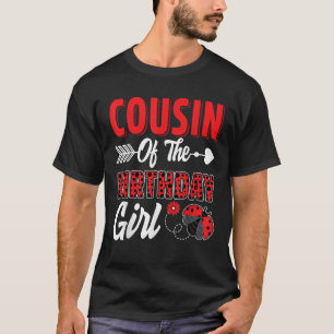 Camiseta Primo De La Ladybug Familiar Chica De Cumpleaños