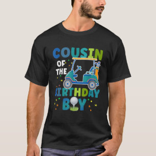 Camiseta Primo De Los Niños De Cumpleaños Tema De Golf Coin