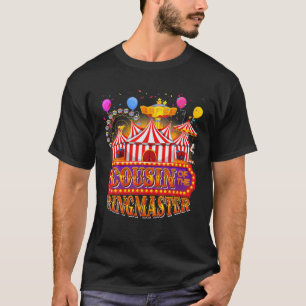 Camiseta Primo De Nacimiento Del Carnaval De Circo Del Ring