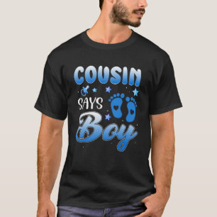 Camiseta Primo de Revelación de Género dice que Fiesta bebé
