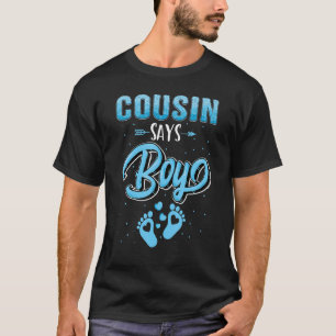 Camiseta Primo de Revelación de Género dice que niño que co