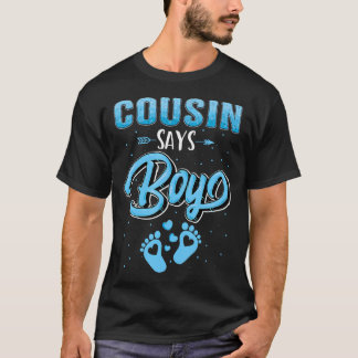 Camiseta Primo de Revelación de Género dice que niño que co