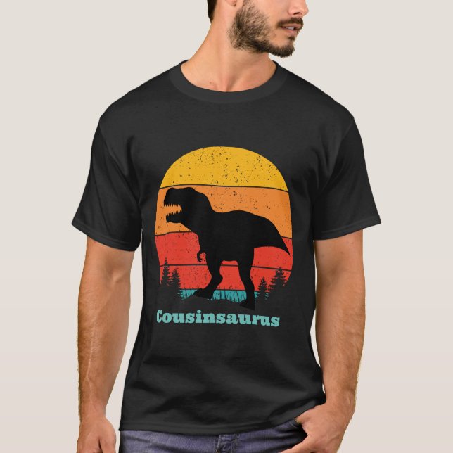 Camiseta Primo del atardecer retro (Anverso)