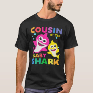 Camiseta Primo Del Bebé Tiburón Cumpleaños Primo Shar