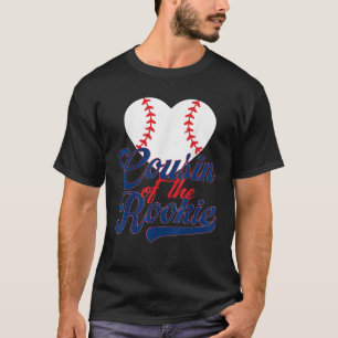 Camiseta Primo del beisbolista novato primer cumpleaños