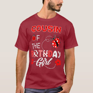 Camiseta Primo Del Chica De Cumpleaños - Pareja Familiar