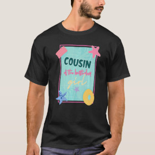 Camiseta Primo Del Chica De Cumpleaños Tema De La Piscina C