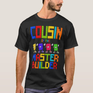 Camiseta Primo del Cumpleaños del Constructor Maestro Niño