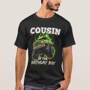 Camiseta Primo del cumpleaños del monstruo de cumpleaños