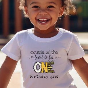 Camiseta Primo del Cumpleaños tan dulce para ser uno
