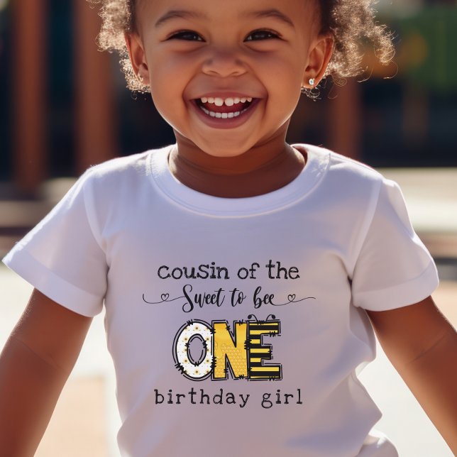 Camiseta Primo del Cumpleaños tan dulce para ser uno (Subido por el creador)