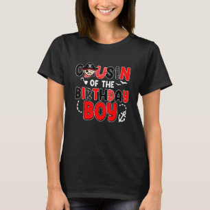 Camiseta Primo Del Niño Chica Pirata De Cumpleaños