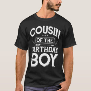 Camiseta Primo Del Niño De Cumpleaños Cute Familia Correspo