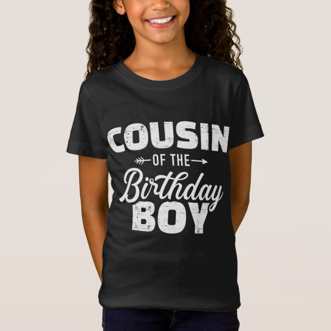 Camiseta Primo del niño de cumpleaños hijo a la familia (Anverso)