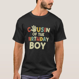 Camiseta Primo Del Niño De Cumpleaños Hola A Los Cinco Años