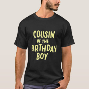 Camiseta Primo Del Niño De Cumpleaños Que Coincide Con Fies