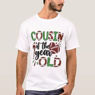 Camiseta Primo del pie de 1 año de edad 1er año abajo cumpl