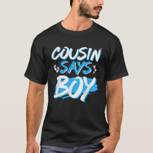 Camiseta Primo dice que niño de sexo revela Mamáes de Fiest
