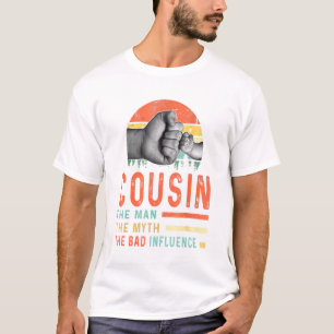 Camiseta Primo El Hombre El Mito La Mala Influencia De Los 
