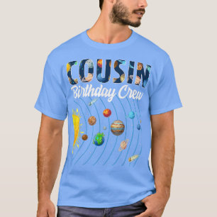Camiseta Primo Equipo de Cumpleaños Espacio Ultraterrestre 