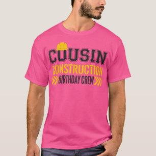 Camiseta Primo equipo de cumpleaños primera construcción Cu
