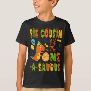 Camiseta Primo grande del cumpleaños del one-a-saurus 1