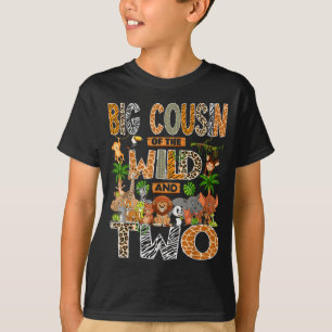 Camiseta Primo grande del salvaje & dos niños de 2º cum