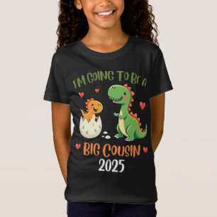 Camiseta Primo Grande Dinosaurio Voy A Ser Primo Bebé Rex