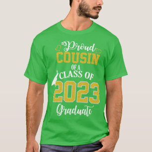 Camiseta primo orgulloso de clase de graduado de 2023