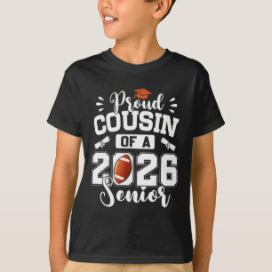 Camiseta Primo Orgulloso De Un Graduado De Fútbol Senior 20