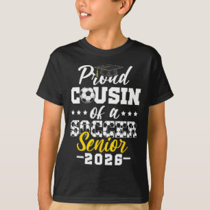 Camiseta Primo Orgulloso De Un Senior De Fútbol Graduación