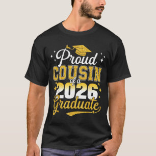 Camiseta Primo Orgulloso Minimalista Graduado Clase 2026