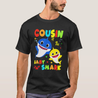 Camiseta Primo regalo de tiburón lindo bebé casamiento de f