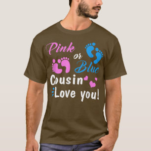 Camiseta Primo Rosa O Azul Te Ama Fiesta De Revelación De G