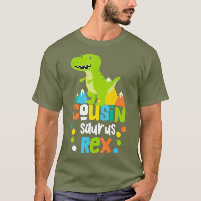 Camiseta Primo Saurus Rex Dinosaur Kids (Anverso)