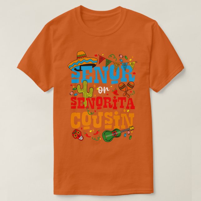 Camiseta Primo Senor O Señorita Para Ser Género Revelan Cin (Diseño del anverso)
