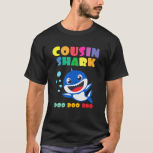 Camiseta Primo Tiburón Doo Doo Graciosa Bebé Mami Hijos