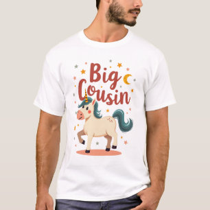 Camiseta Primo Unicornio Vintage Tipografía Monos Lindo Dis