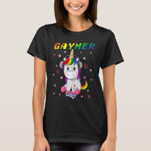 Camiseta Primordioso juego gay con magia arco iris