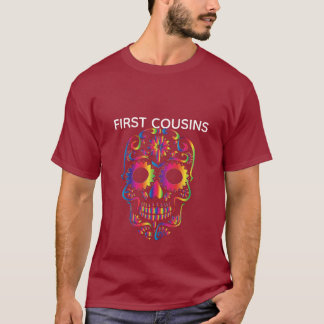 CAMISETA PRIMOS-HERMANOS CARA DE MONSTRUO OSCURO