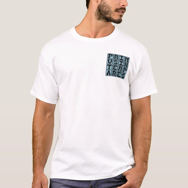 Camiseta Primus Inter Pares, Primero Entre Iguales (Anverso)