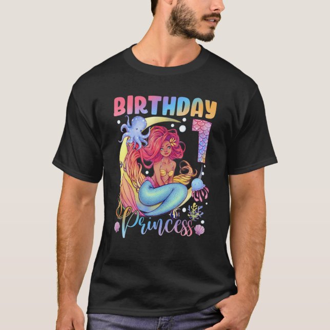 Camiseta Prin de cumpleaños de sirvienta de 1 año de edad (Anverso)