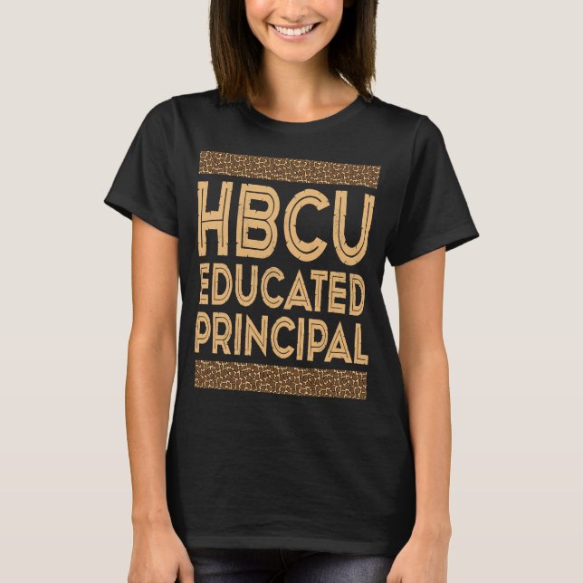 Camiseta Prin educada HBCU (Anverso)