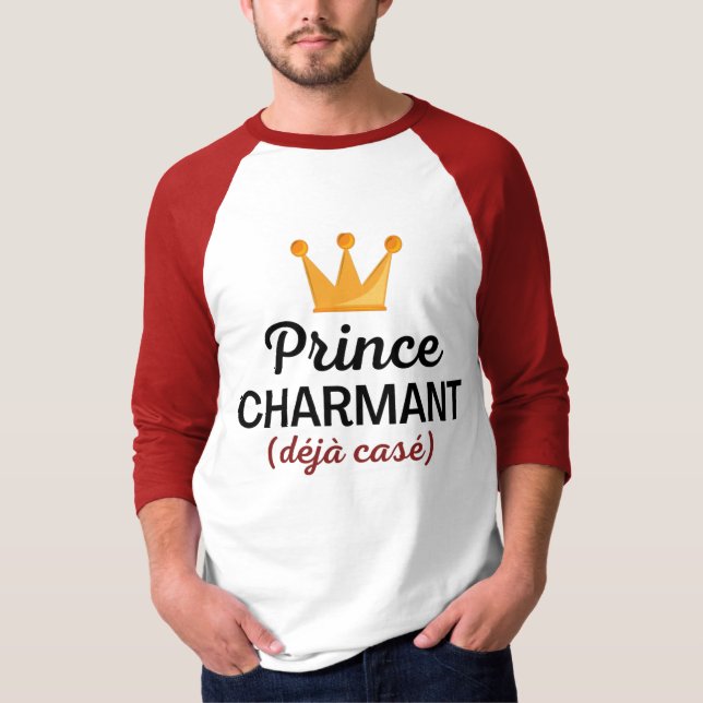 Camiseta Prince charmant déjà casé (Anverso)