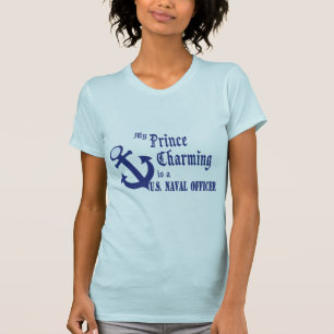 Camiseta Prince Charming es oficial de la Marina de Estados