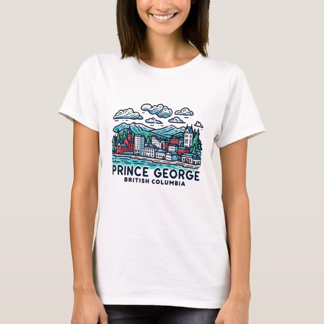 Camiseta Prince George BC Canadá (Anverso)