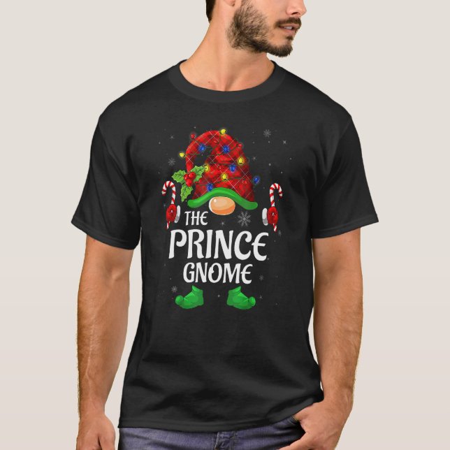 Camiseta Prince Gnome Búfalo Red Plaid Mating Family Chr (Anverso)